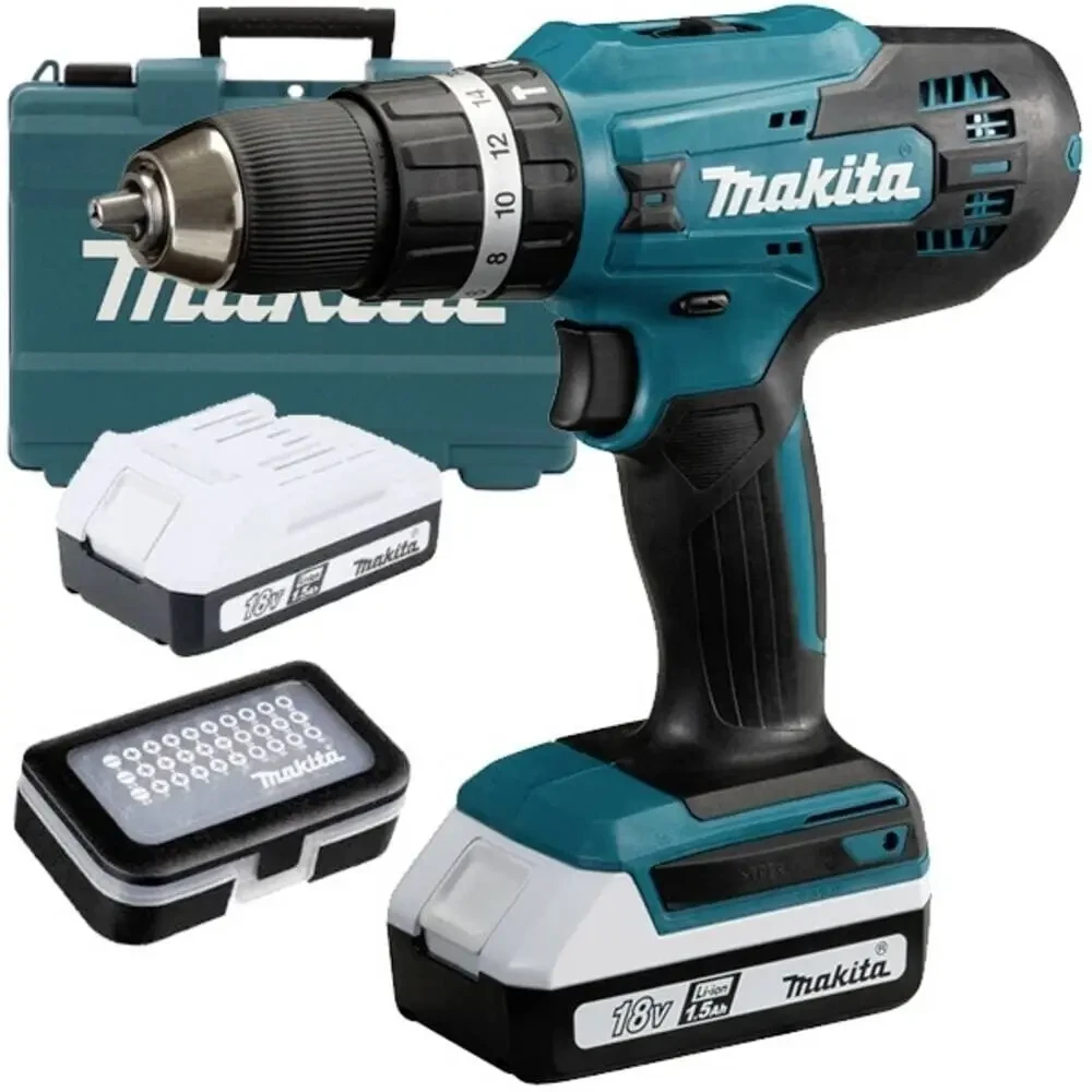Makita HP488D011 Акумуляторний дриль-шуруповерт комплект, фото 1