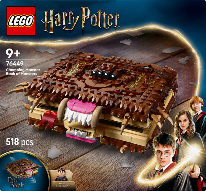 Конструктор LEGO Harry Potter Куслива Жахлива книга жахіть 518 деталей