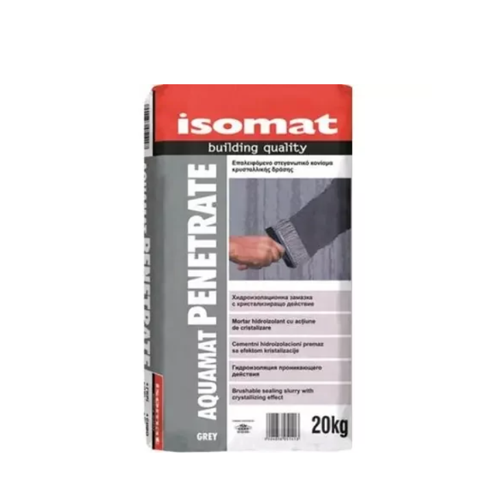 Гідроізоляційна суміш на цементній основі ISOMAT AQUAMAT-PENETRATE 4 кг