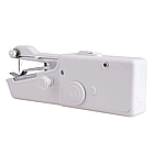 Ручна швейна машинка, на батарейках, Handy stitch (WJ-07)/ Портативна мінімашинка для шиття, фото 3