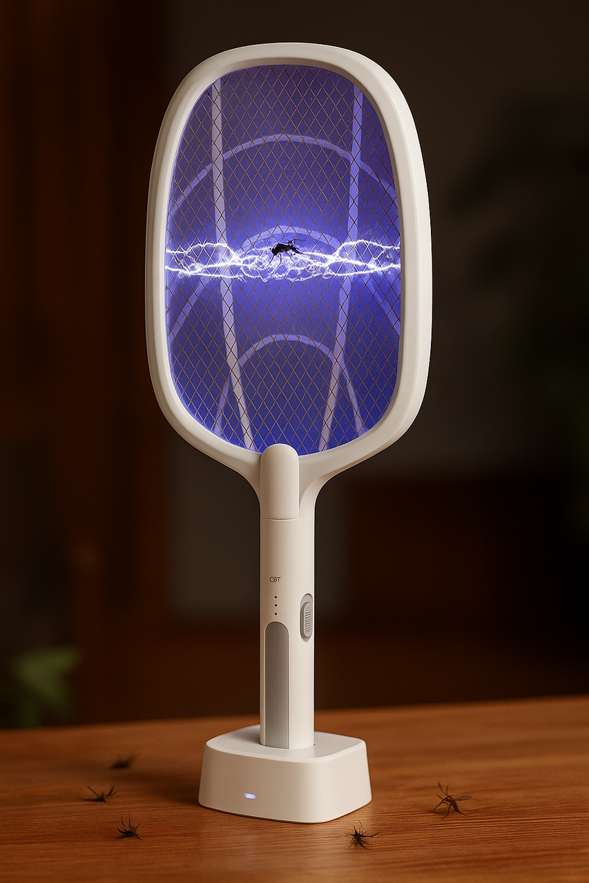 «Електрична мухобойка LED акумуляторна Mosquito Swatter, USB-зарядка»