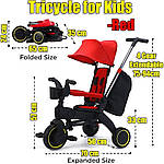 Беговел Tri-cycle 4in1 PA66 grey, фото 8