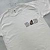 Футболка Люкс для тата з принтом "Папа/Dad" з вашим фото 100% бавовна, фото 6