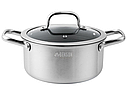 Каструля з кришкою Benson BN-437 (4.7л/24см) з нержавіючої сталі, фото 10