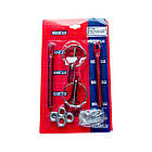 Замки для капоту авто, червоні, фото 2