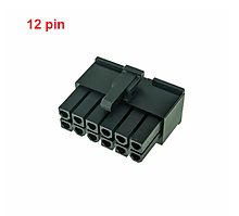 Корпус конектора Mini-Fit 12-pin (Male) на кабель