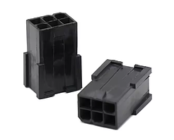 Корпус конектора Mini-Fit 6-pin (Female) PCIe GPU на кабель