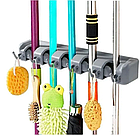 Тримач органайзер для швабри та щіток багатофункціональний Broom holder, фото 4