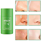 Маска стик для обличчя з глиною й екстрактом зеленого чаю/Глиняна маска від чорних цяток/Стик для звуження пор, фото 2