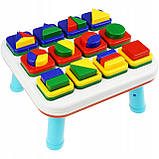 Багатофункціональний ігровий столик-сортер для розвитку логіки дитини віком від 1 року (WA2060), фото 8