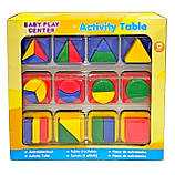 Багатофункціональний ігровий столик-сортер для розвитку логіки дитини віком від 1 року (WA2060), фото 3