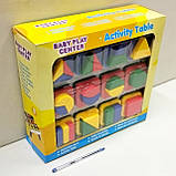 Багатофункціональний ігровий столик-сортер для розвитку логіки дитини віком від 1 року (WA2060), фото 6