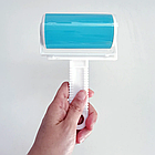 Багаторазовий липкий ролик для чищення одягу Lint Remover / Валик для видалення шерсті з чохлом, фото 4