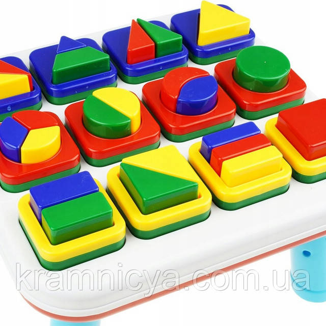 Багатофункціональний ігровий столик-сортер для розвитку логіки дитини віком від 1 року (WA2060)