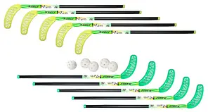 Набір Unibros FIBER 95 см (10 палиць + 5 м'ячів)