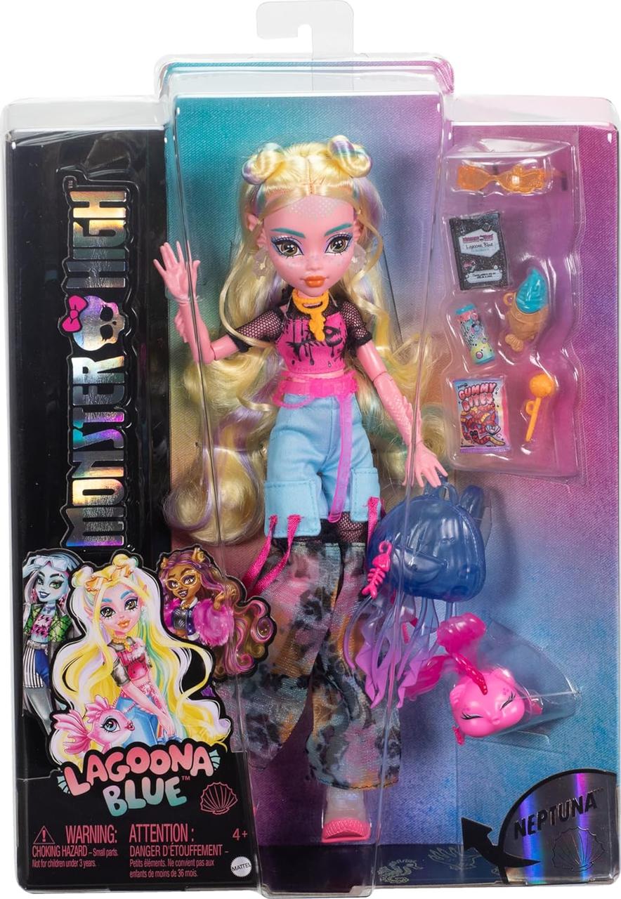Монстер хай Монстро-класика нове покоління Лагуна Блю Monster High Lagoona Blue Doll HXH75