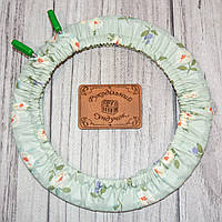 Чохол для п'ялець Nurge 195 мм Ягоди та квіти на салатовому