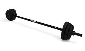 Штанга Body Pump Black Zipro з комплектом обтяжень 20 кг