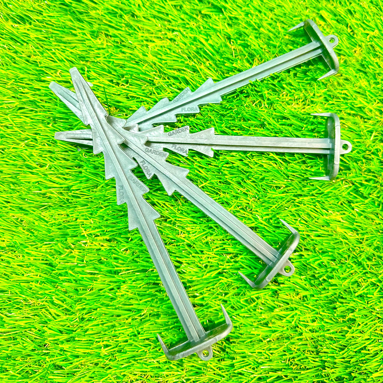 Надійні кілочки Garden Flora 16см 5000шт - для фіксації агротканини, геотекстилю, спанбонду – Польща, фото 1