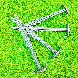 Надійні кілочки Garden Flora 16см 5000шт - для фіксації агротканини, геотекстилю, спанбонду – Польща