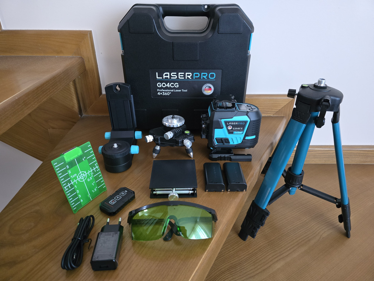 Лазерний рівень LASERPRO G04CG 4D 16 ліній (Bihui) Комплект 7