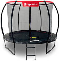 Батут inSPORTline Flea PRO з внутрішньою сіткою 366 см чорний