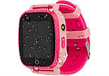 Дитячий смарт-годинник AmiGo GO001 1.44" IP67, крокомір, моніторинг сну, 400мА·год, Pink, фото 3