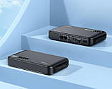 ДБЖ для роутера Hoco DB62 20 000mAh Imperial emergency UPS power bank 18W/1USB/1TypeC/5/9/12v/POE 15-24V/LED) black, фото 3