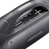 Колонка портативна Hopestar A50 Party 80 Вт, IPX5, TWS, RGB-підсвічування, Black, фото 2