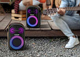 Колонка портативна Tronsmart Halo 100 60Вт 3-смугова система, IPX6, до 18год, SoundPulse, Black, фото 4