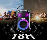 Колонка портативна Tronsmart Halo 100 60Вт 3-смугова система, IPX6, до 18год, SoundPulse, Black, фото 9