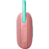 Колонка портативна JBL Clip 5, 1.0-канальний звук, 7 Вт, USB, Bluetooth Pink, фото 4