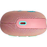 Колонка портативна JBL Clip 5, 1.0-канальний звук, 7 Вт, USB, Bluetooth Pink, фото 7