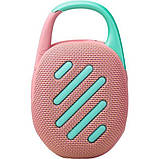 Колонка портативна JBL Clip 5, 1.0-канальний звук, 7 Вт, USB, Bluetooth Pink, фото 8