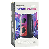 Колонка портативна Hopestar Party 110 Mini 16Вт з RGB-підсвічуванням, 6000мА·год, Black, фото 10