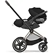 Cybex Priam 4.0 коляска 3 в 1 Off White шасі Matt Black, фото 9