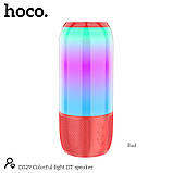 Колонка портативна Hoco DS29 Colorful light BT speaker |BT5.0, AUX, FM, TF, USB| Red, фото 2