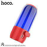 Колонка портативна Hoco DS29 Colorful light BT speaker |BT5.0, AUX, FM, TF, USB| Red, фото 5