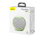 Колонка портативна Baseus Q Chinese Zodiac Wireless Speaker Snake E06 Green, фото 8