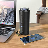 Колонка портативна BOROFONE BR22 sports wireless speaker Black, фото 3