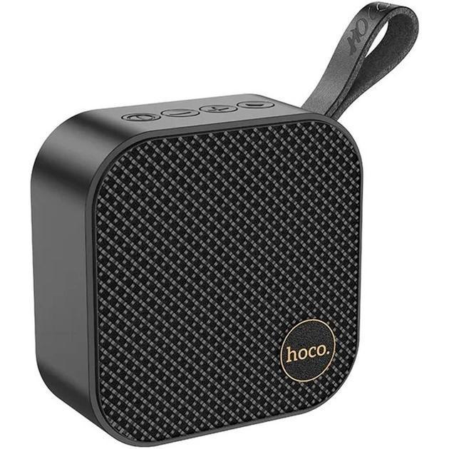 Колонка портативна Hoco HC22 auspicious sports TWS speaker |BT5.2, AUX/TF/USB/FM, 4h| Black, фото 1