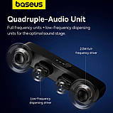 Колонка портативна Baseus AeQur DS10 20Вт 4 динаміки USB Type-C Black, фото 10