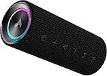 Колонка портативна Pixus Ring, 20Вт, захист IPX7, TWS, RGB підсвічування, акумулятор 4000мАг, Чорна, фото 5