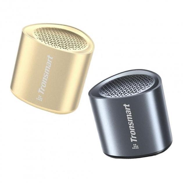 Колонка портативна Bluetooth колонка Tronsmart Nimo Mini Speaker Polar Black + Nimo Mini Speaker Gold, фото 1