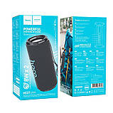 Колонка портативна Hoco HC27 soundful sports BT speaker IPX4 |8Wx2, TWS/USB/TF/FM| Black, фото 4