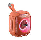 Колонка портативна Hopestar Party 300 Mini 5Вт, Bluetooth 5.3, TWS, IPX5, RGB підсвічування, Orange, фото 2