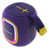 Колонка портативна Hopestar P66 LED-підсвічування, Purple, фото 2