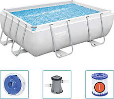 Басейн каркасний прямокутний 4в1 Bestway 56629, 282 x 196 x 84 см