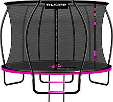 Батут THUNDER INSIDE ULTRA з внутрішньою сіткою 14 футів 427 см чорно-рожевий