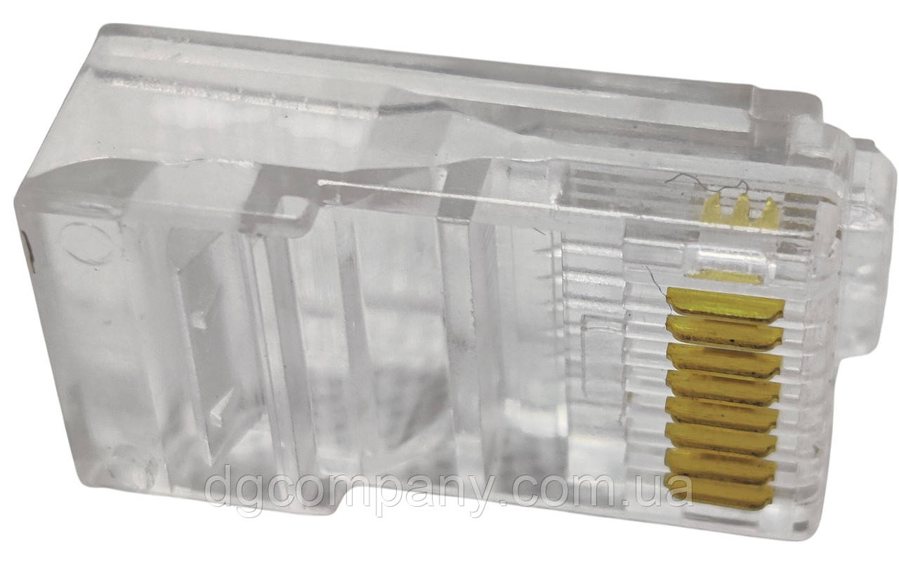 Конектор комп'ютерний RJ45 5e категорії, 100 шт.